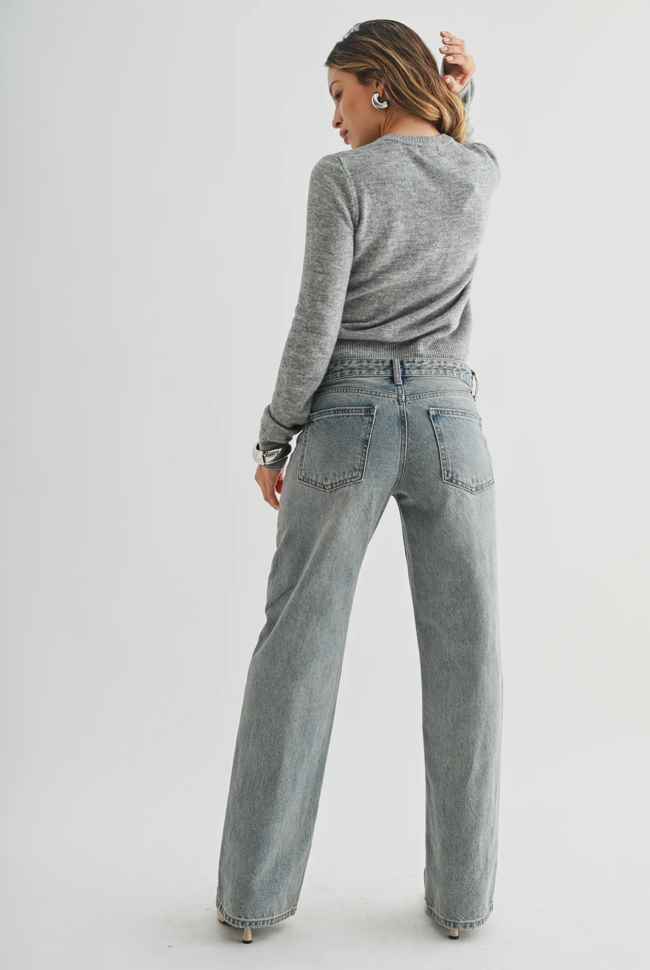 Tinted Relaxed Straight Leg Jean