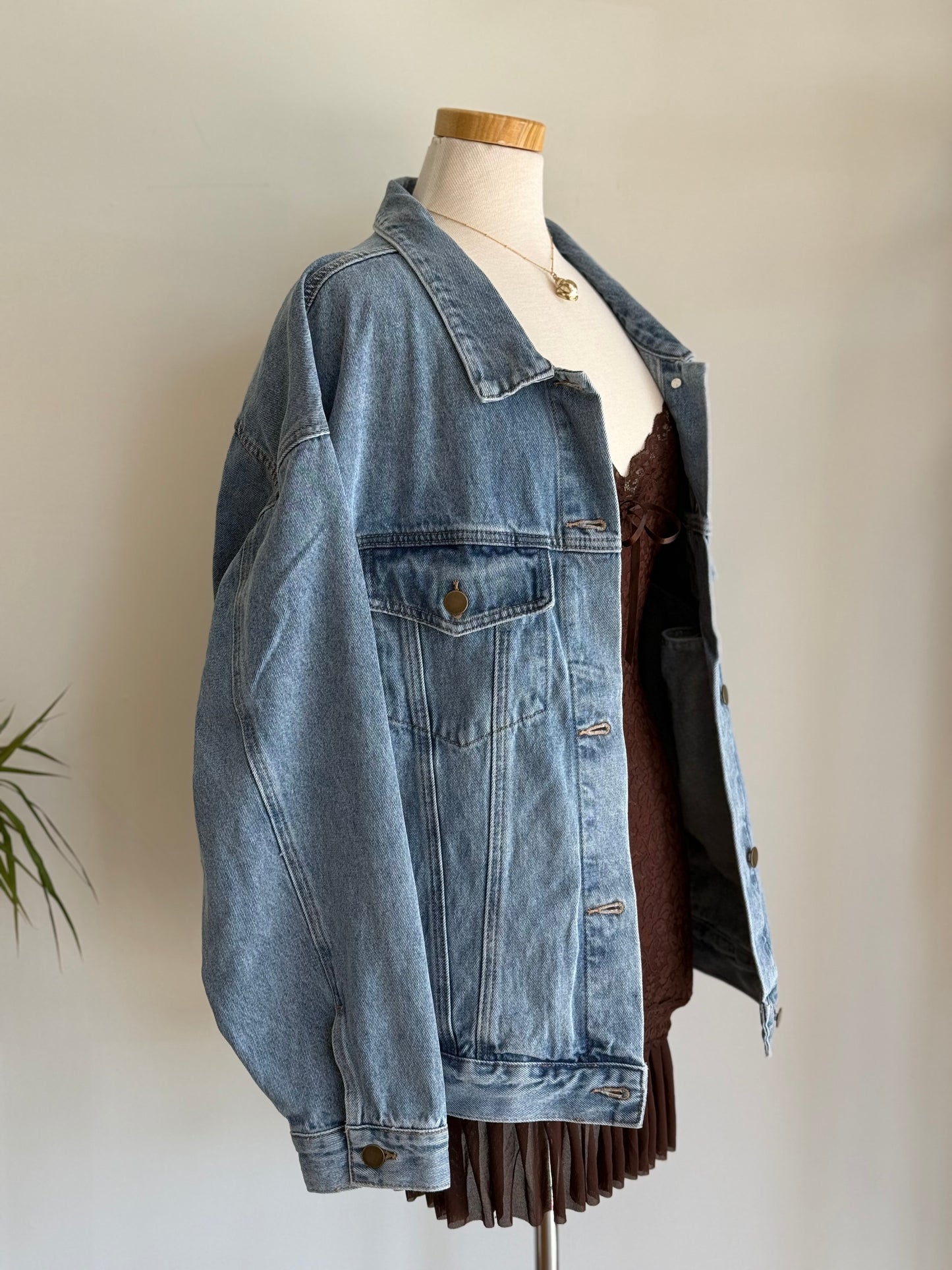 Backroads Boxy-Cut Denim Jacket