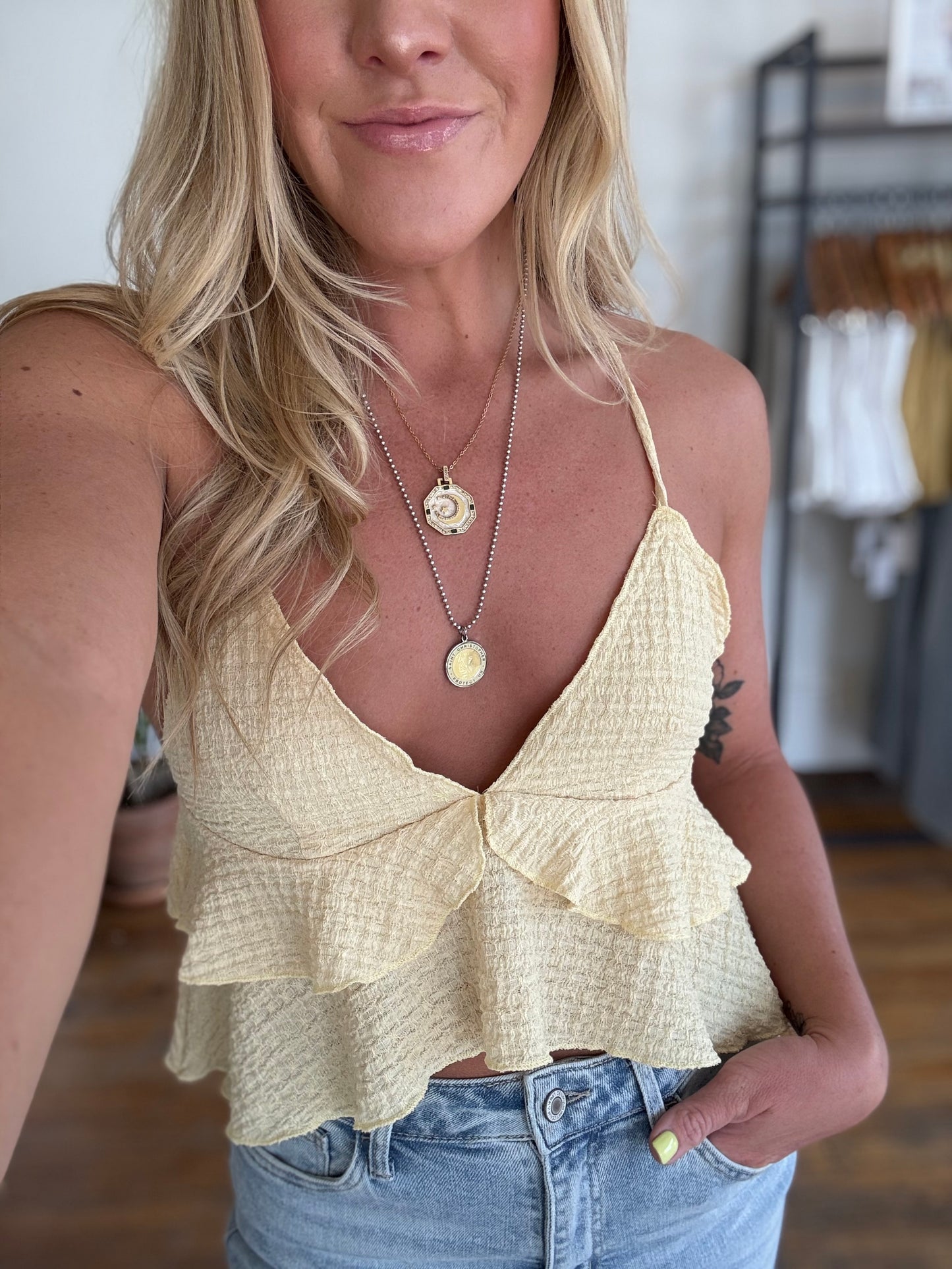 Tilly Ruffle Tank