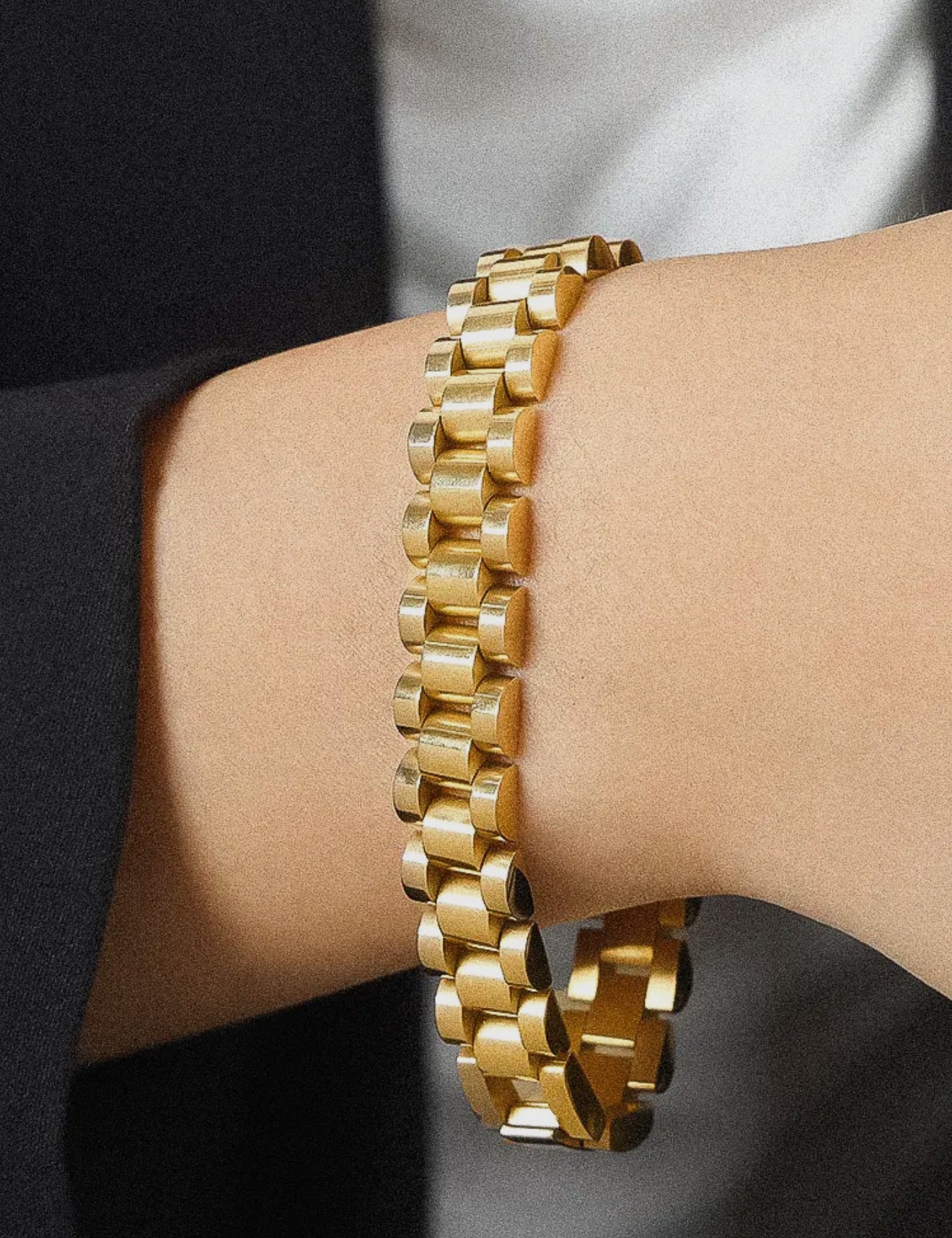 Yannick 18K Gold Non-Tarnish Watchband Bracelet