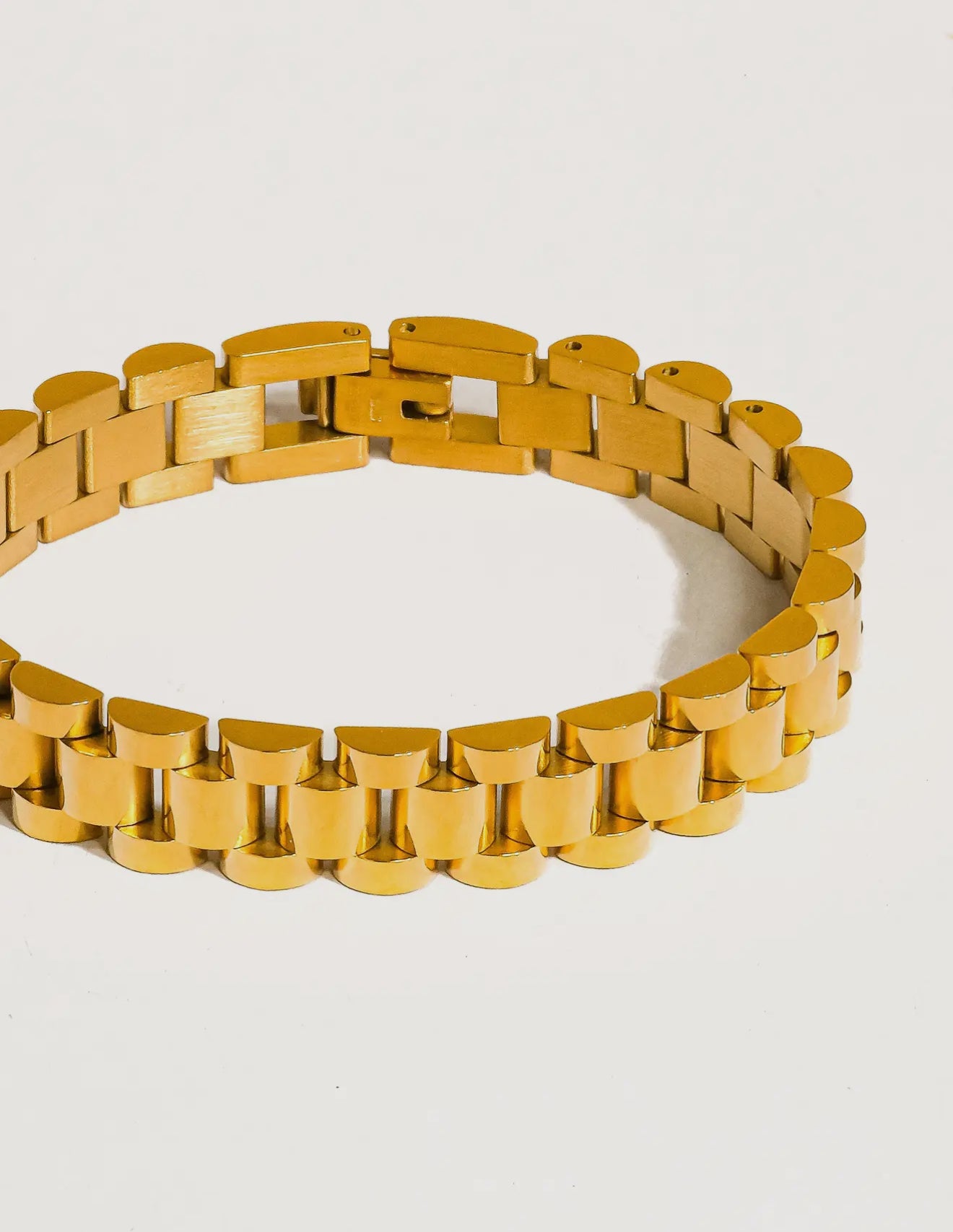 Yannick 18K Gold Non-Tarnish Watchband Bracelet