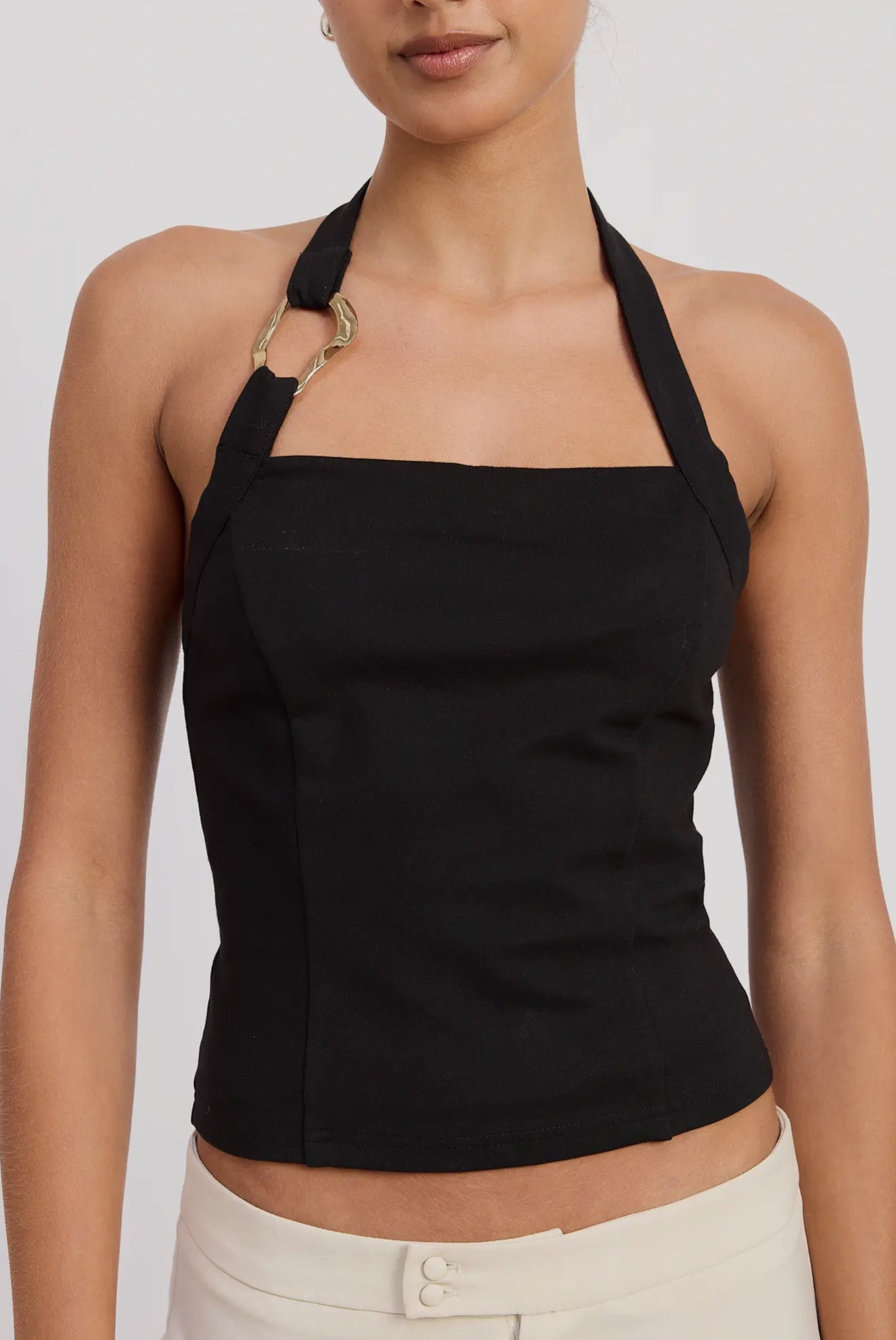 Chain Link Halter Top
