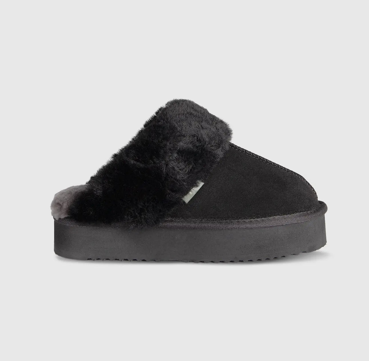 Cloud Nine Sheepskin Platform Slippers