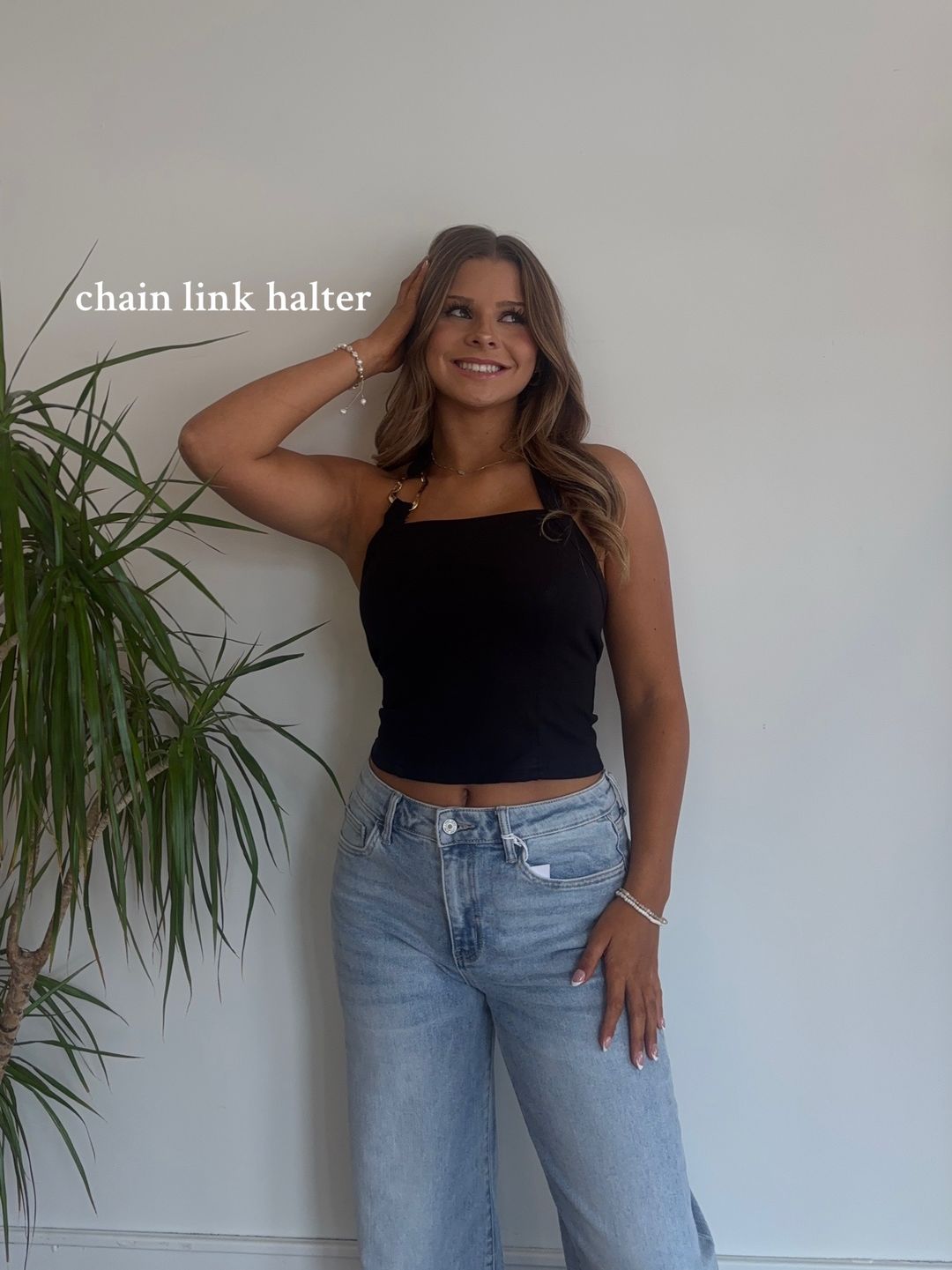 Chain Link Halter Top