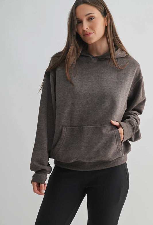 Espresso Burnout Hoodie