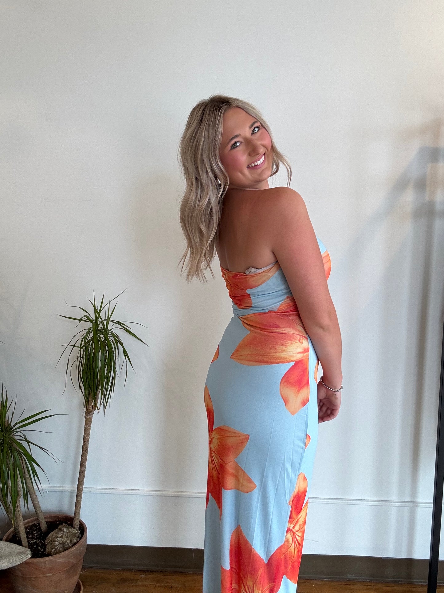 Blue Hawaiian Dress