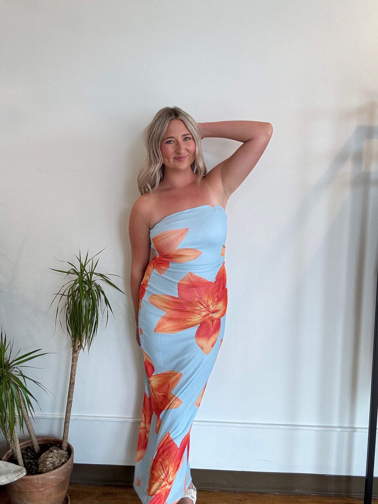 Blue Hawaiian Dress