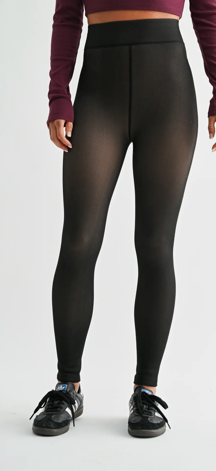 Fur Lined High Waisted Tights