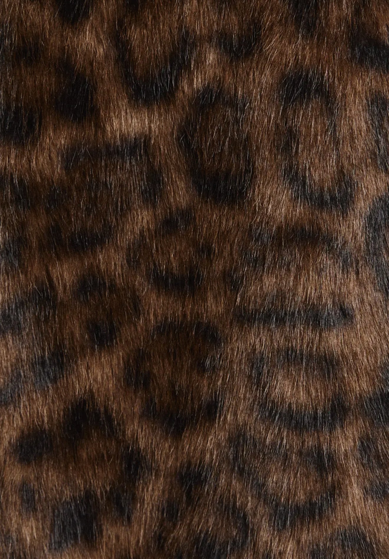 Leopard Faux Fur Long Coat