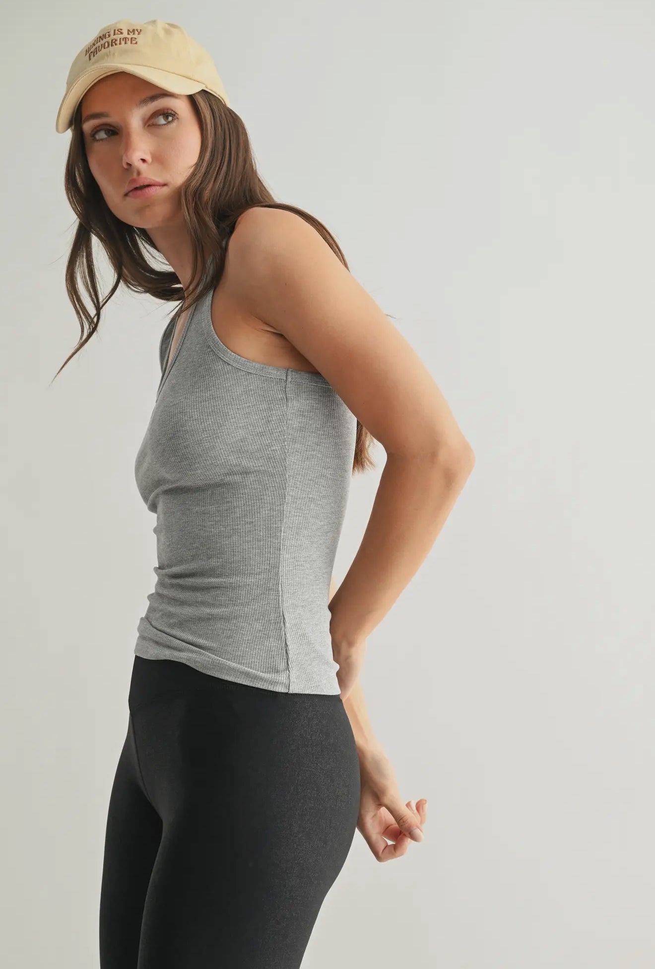 Slim Fit Scoop Neck Tank Top