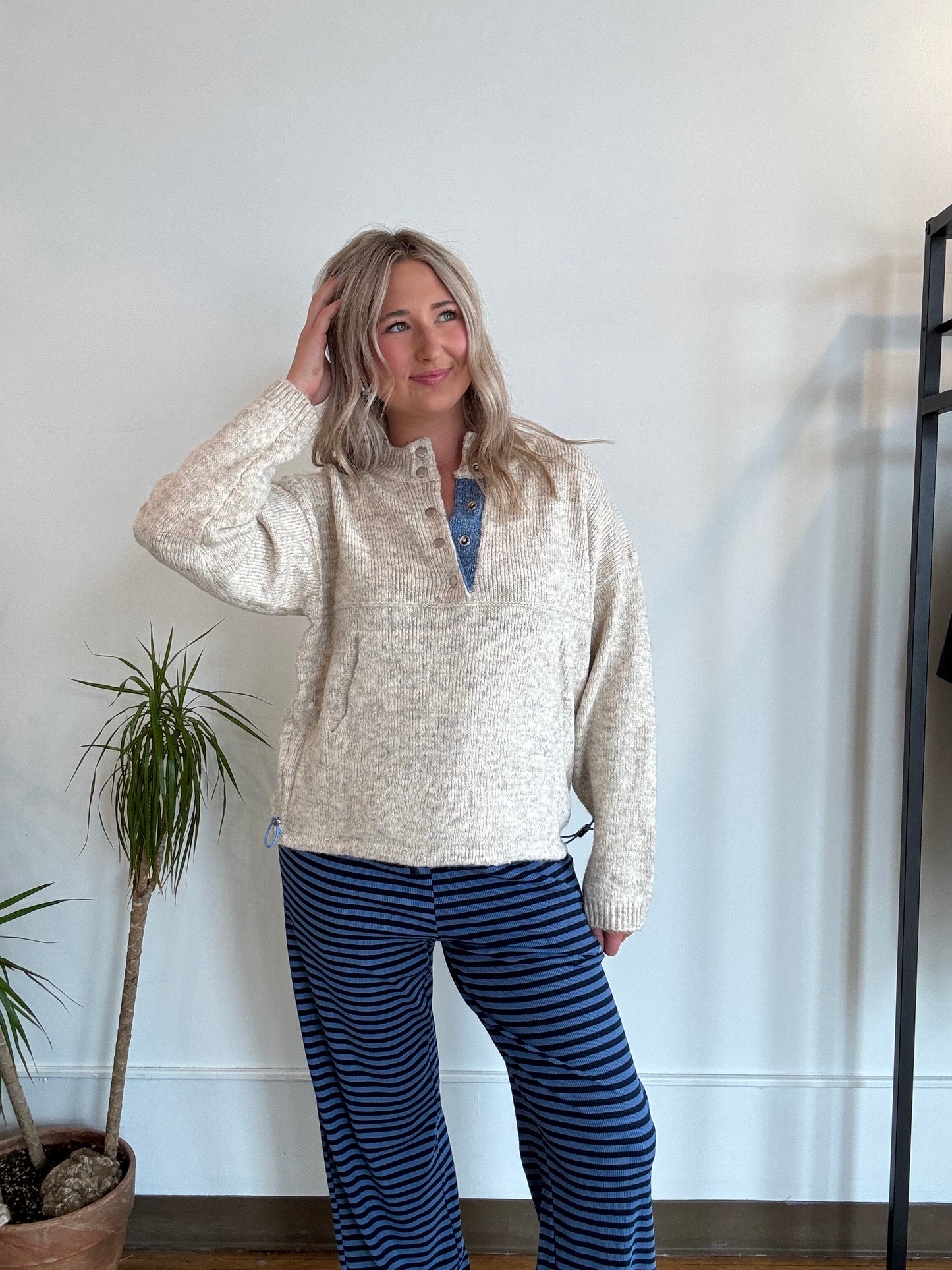 Blue Collar Sweater