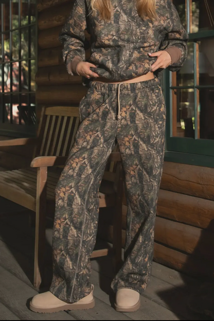 Dark Woodland Camo Sweatpants