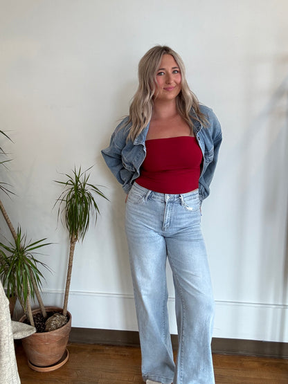 High Western Tube Top