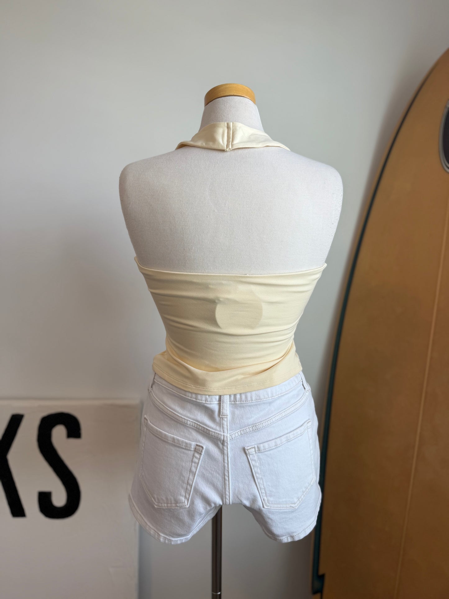 Sunny Yellow Halter Top