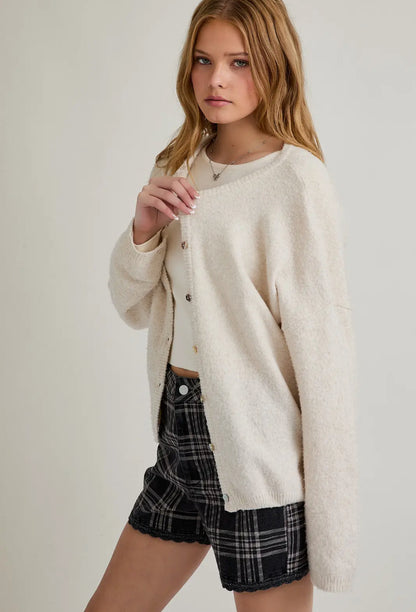 Ivory Sweater Cardigan