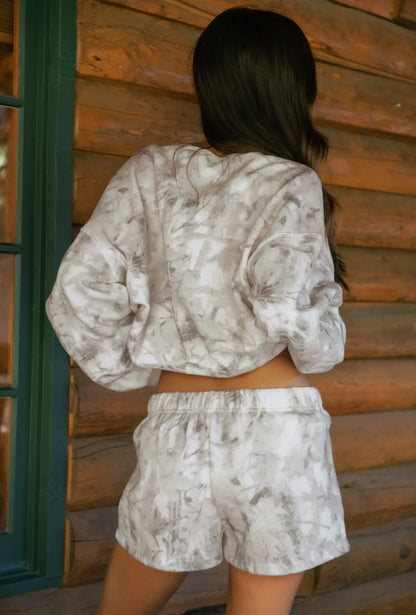 Woodland Camo Lounge Fleece Short