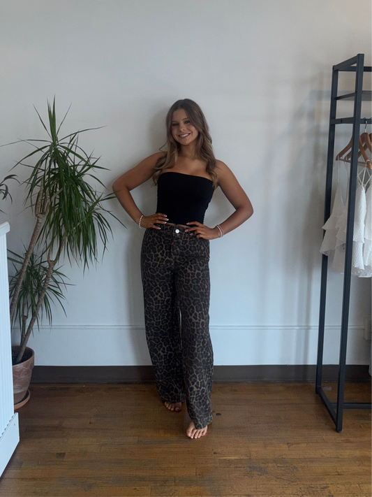 Leopard Pant