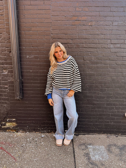 Leo Striped Pullover