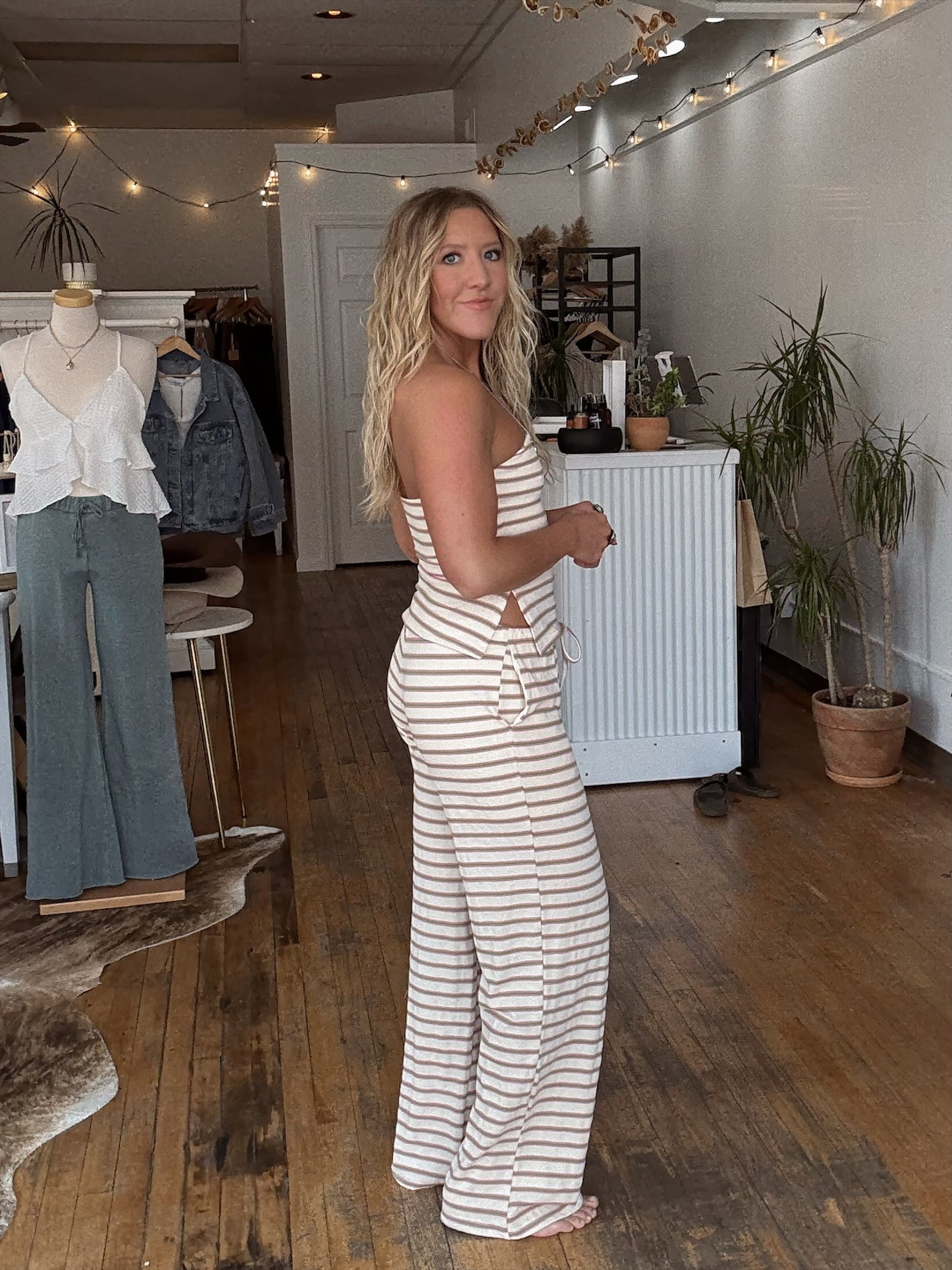 Tideley Striped Tube Top