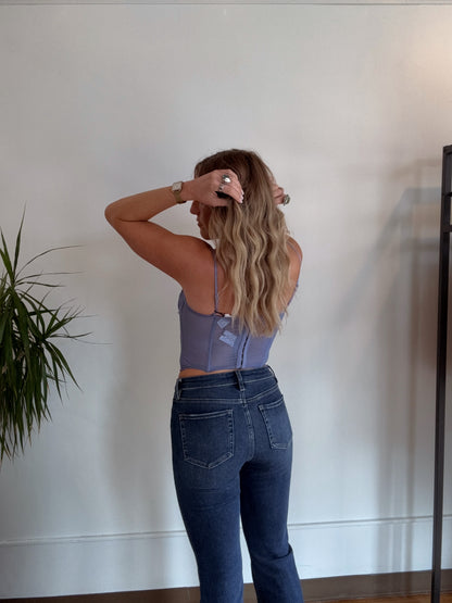 Lavender Corset Top