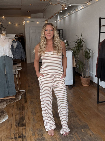 Tideley Striped Tube Top