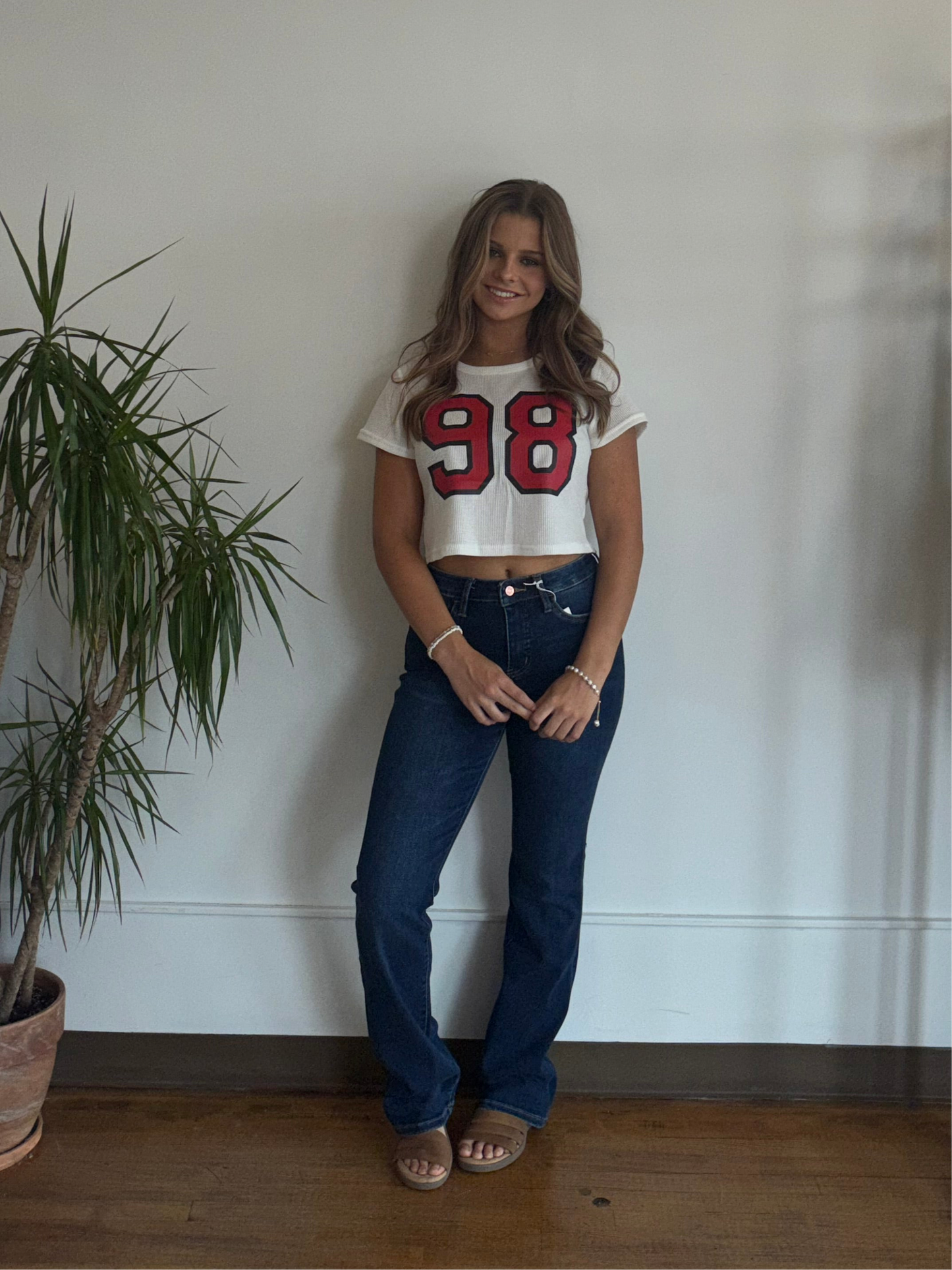 Gigi Boot Cut Dark Denim Jeans
