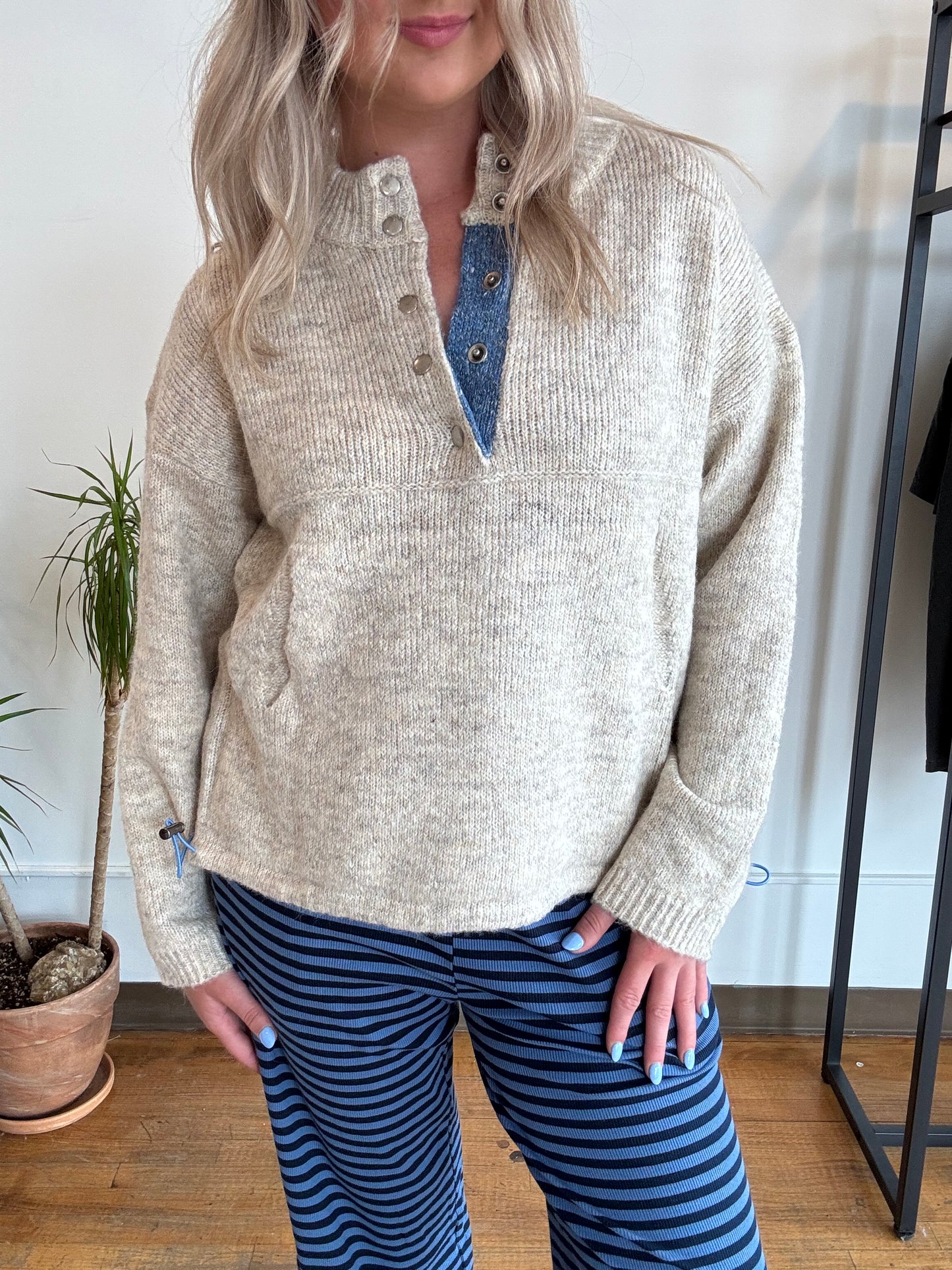 Blue Collar Sweater