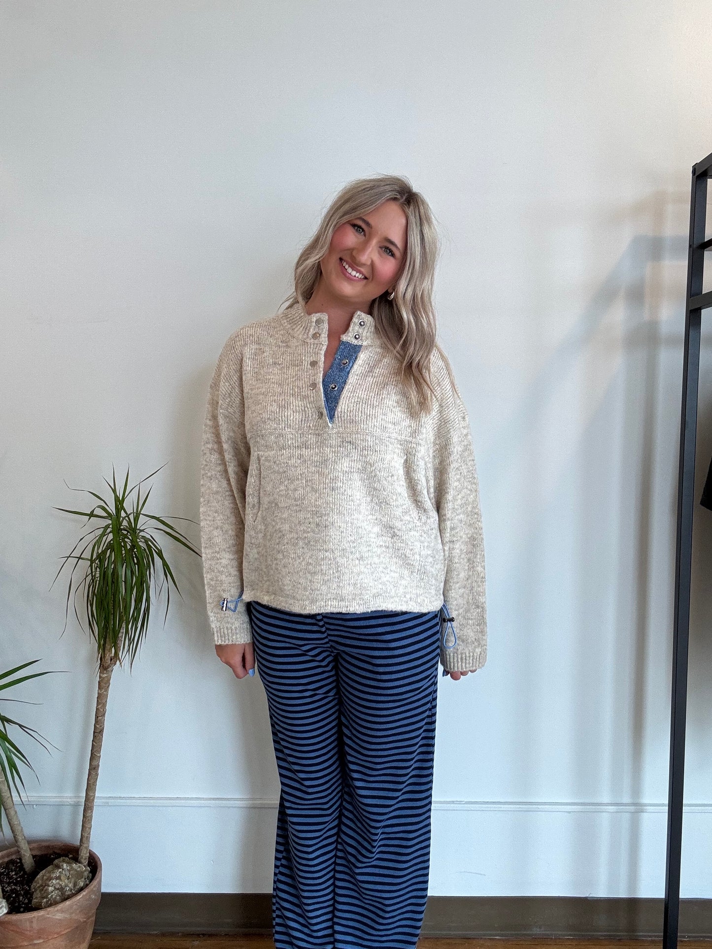Blue Collar Sweater