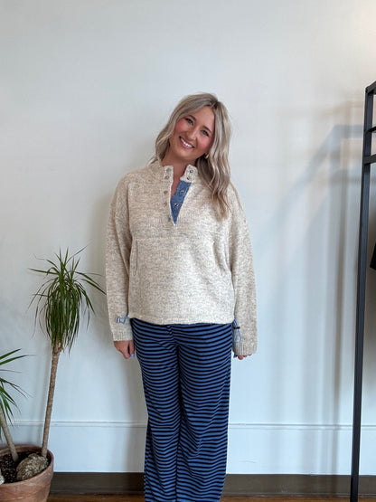 Blue Collar Sweater