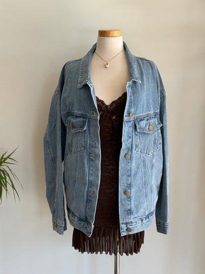Backroads Boxy-Cut Denim Jacket