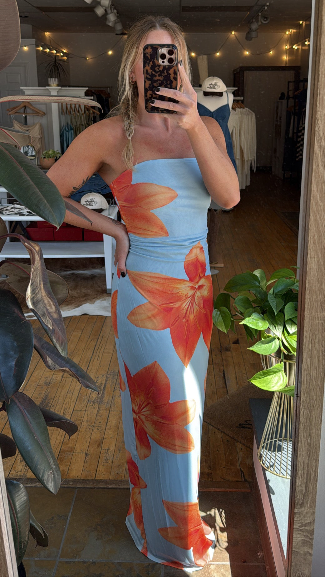 Blue Hawaiian Dress