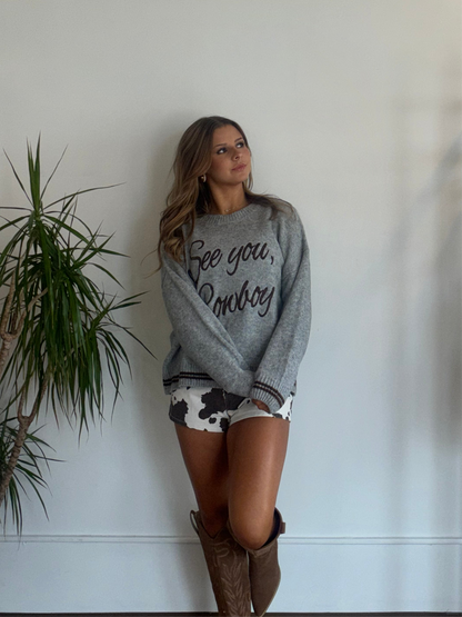 "See you, Cowboy!" Sweater