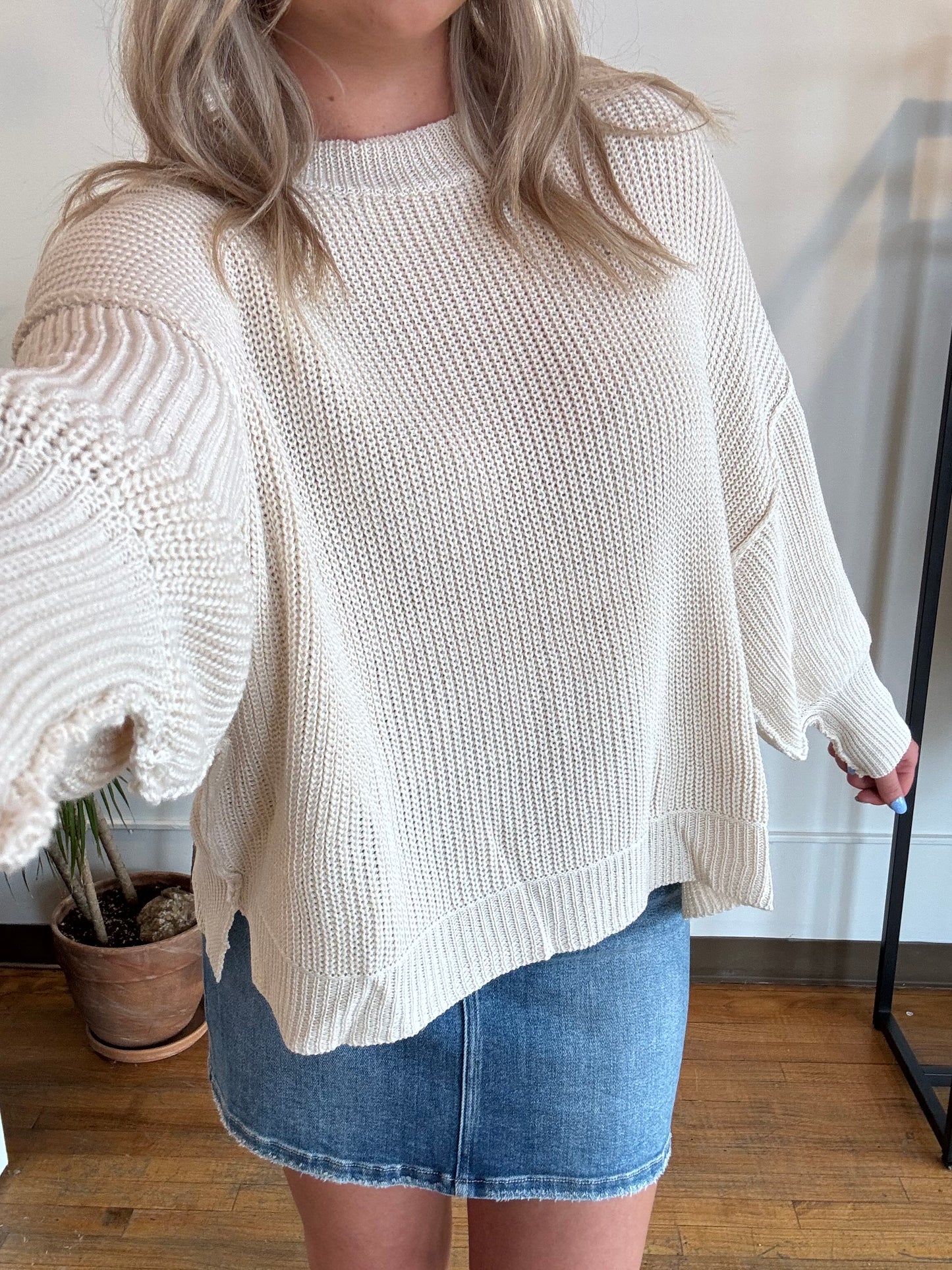 Cream Everyday  Sweater