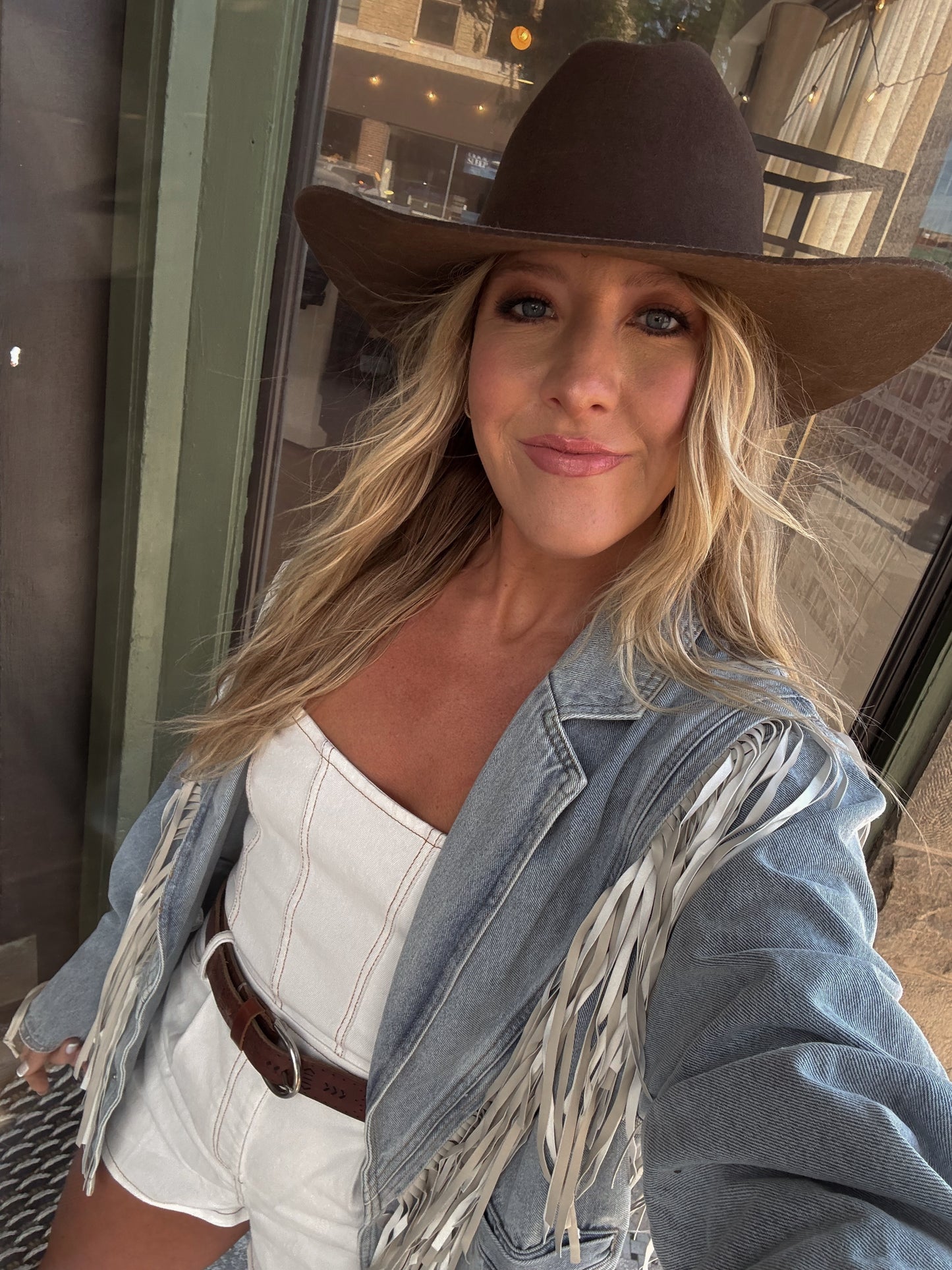 Fringed Denim Jacket