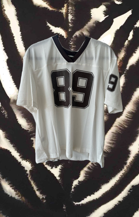 Brown 89 Mesh Jersey Top