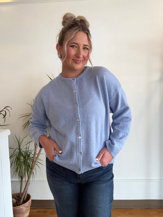 Light Blue Cardigan