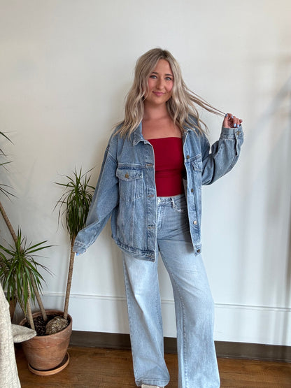 High Western Tube Top