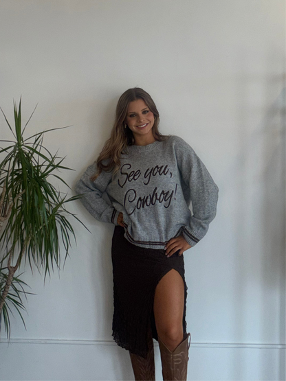 "See you, Cowboy!" Sweater