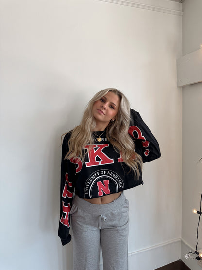 Nebraska Cropped Sweatshirt