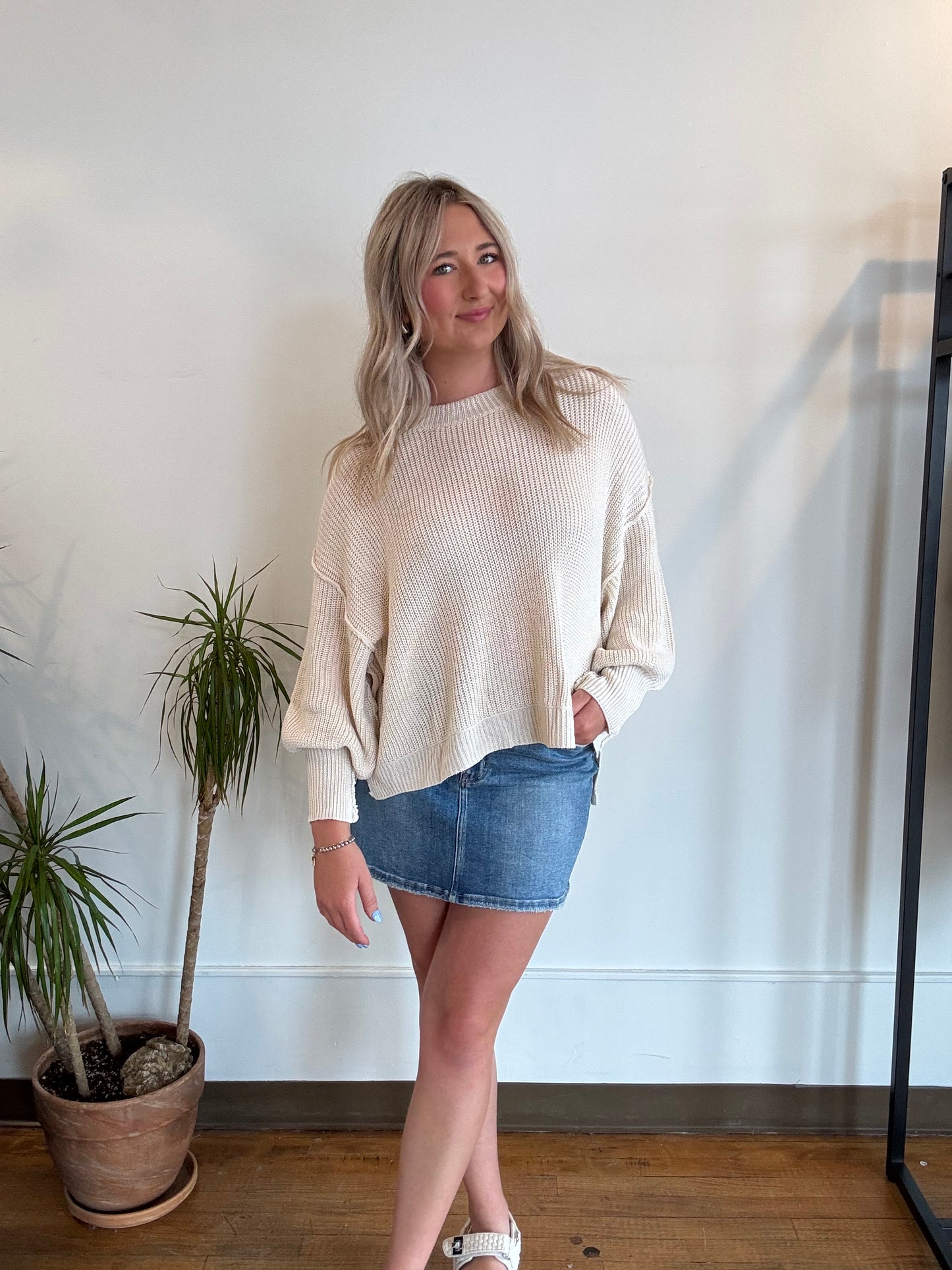 Cream Everyday  Sweater
