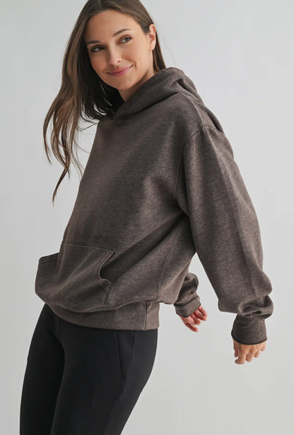Espresso Burnout Hoodie