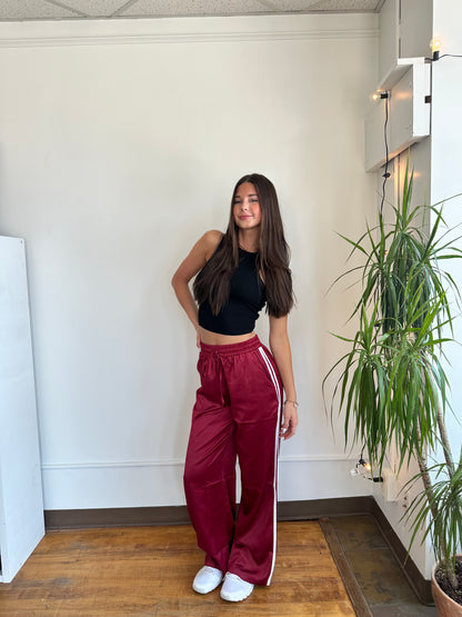 Garnet Luxe Track Pants