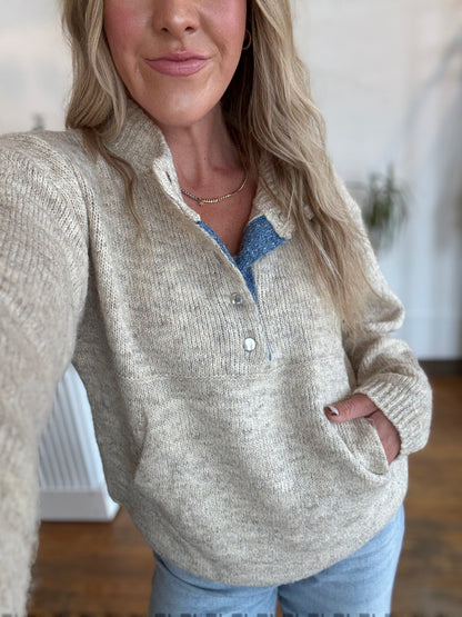 Blue Collar Sweater