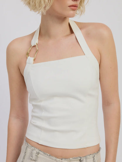 Chain Link Halter Top