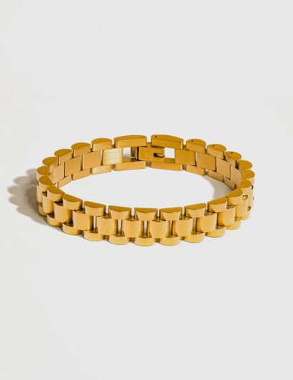 Yannick 18K Gold Non-Tarnish Watchband Bracelet