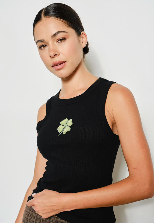 Clover Beaded Tank