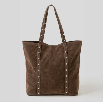 Studded Strap Tote Bag