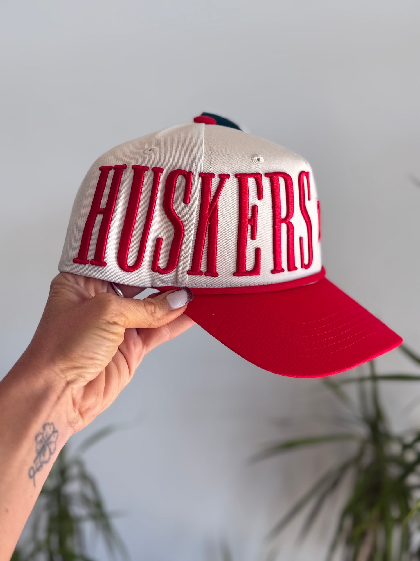 Nebraska Split Design Trucker Hat