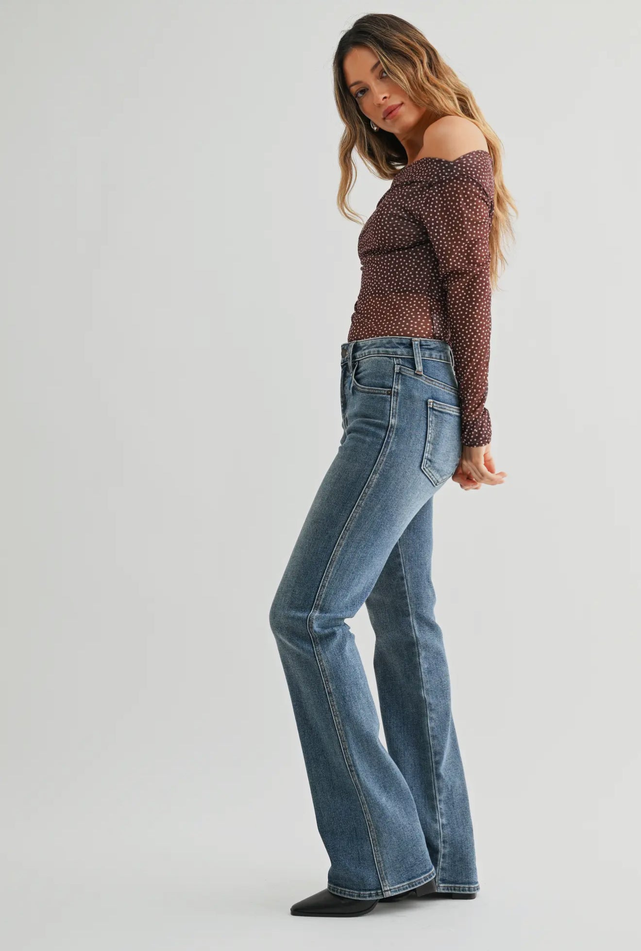 Dark Denim Western Bootcut Jean