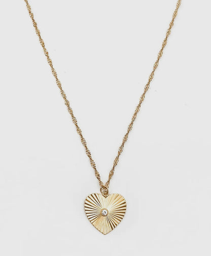 Agatha Diamond Heart Necklace